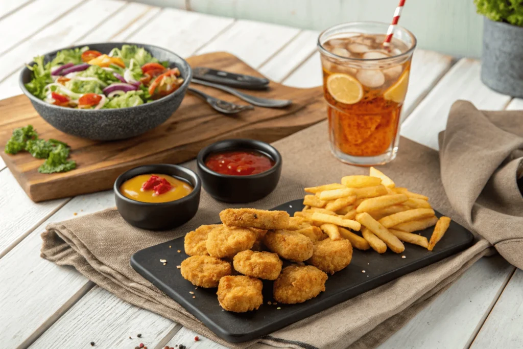 What goes best with chicken nuggets?